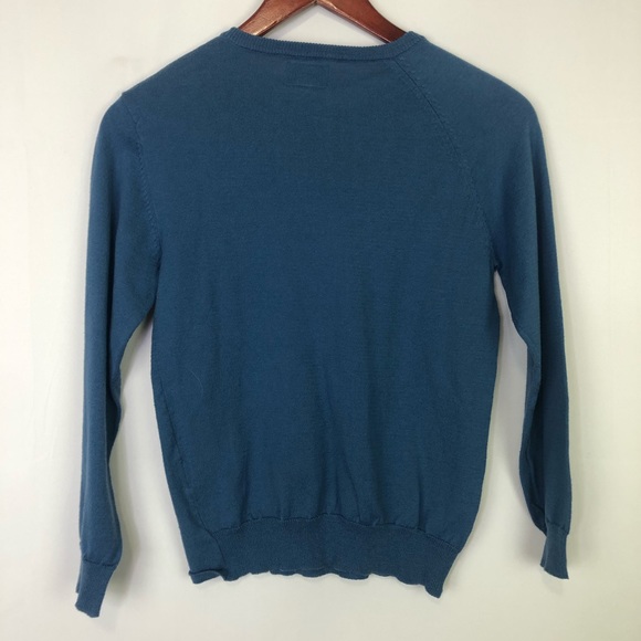 Volcom Sweater Preppy School Long Sleeve Boys Embroidered Logo Class Casual - Picture 4 of 8